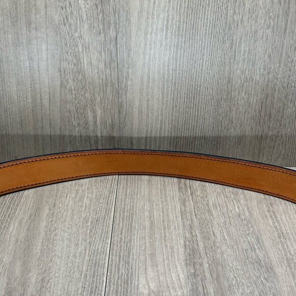 SW Hibdon Belt Mens 41" Leather Works Stainless Steel Buckle Adjustable Black - Picture 9 of 11